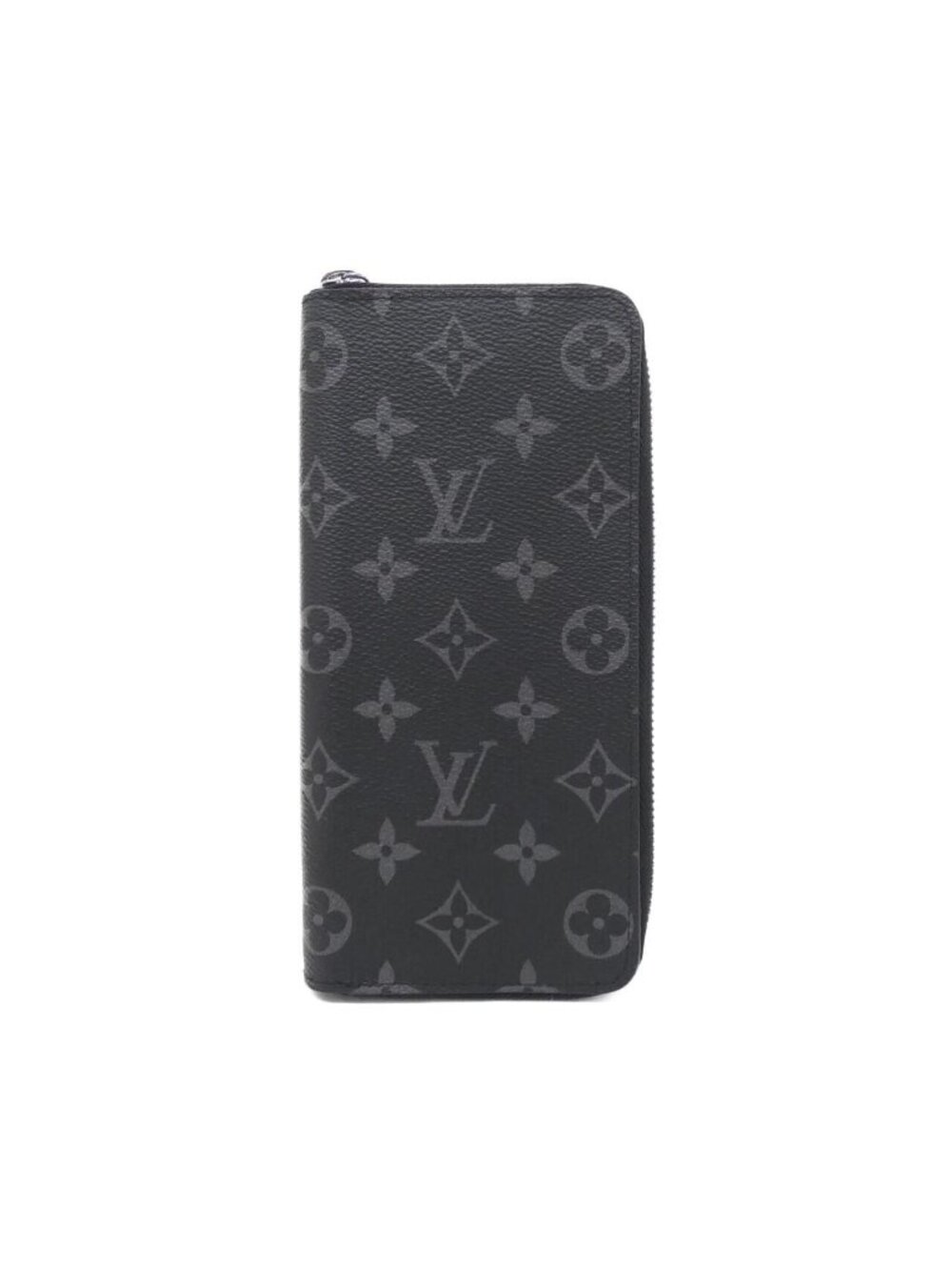 ★SOLD★ Louis Vuitton Monogram Eclipse Zippy Wallet Vertical - Picture 1 of 7